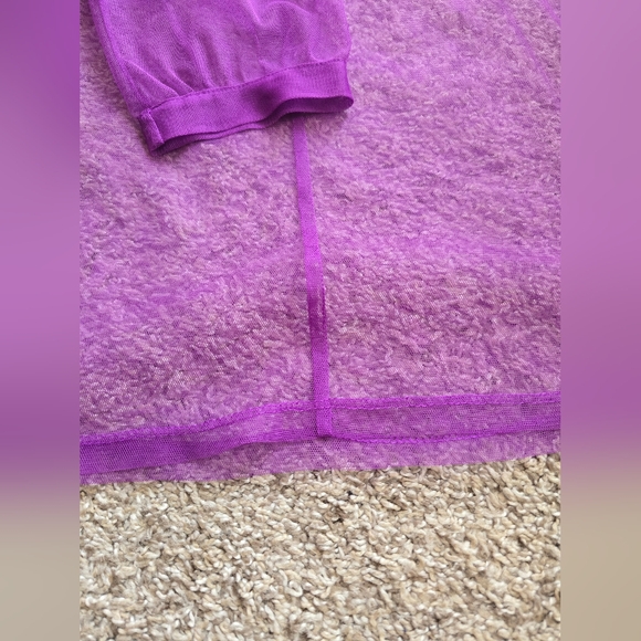 Women's DKNY Tulle Overlay Top Size XS - Picture 6 of 8